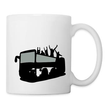 Tour Bus & tourist - Mug - white - Right