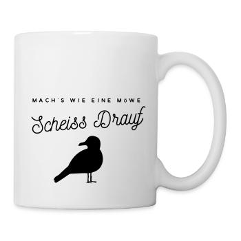 Do it like a seagull: Fuck it! - Mug - white - Right