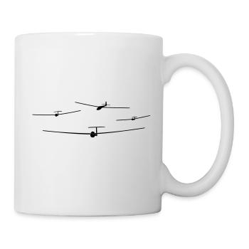 Team Segelflieger Geschenk Segelflugzeug - Tasse - Weiß - Rechts