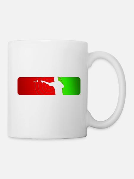 Dart Sport - Tasse - Weiß
