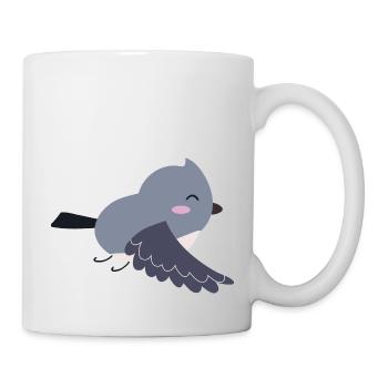 Sweet bird gift idea - Mug - white - Right
