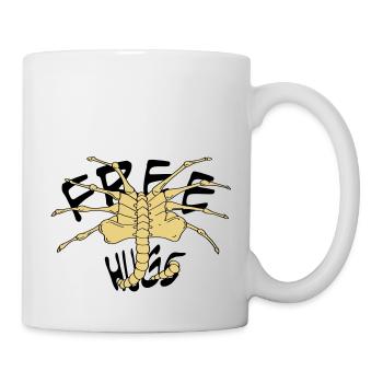 free_huggs - Tasse - Weiß - Rechts
