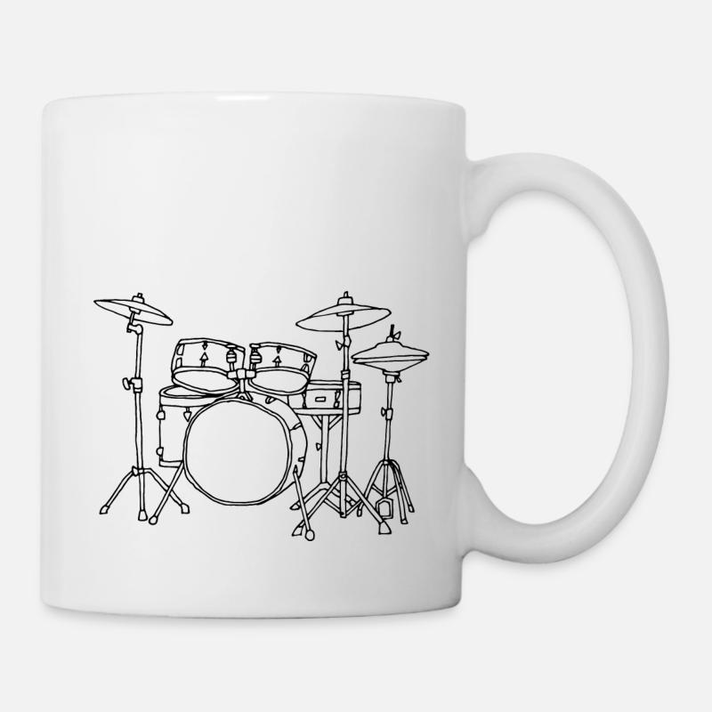 batterie - Mug blanc - blanc