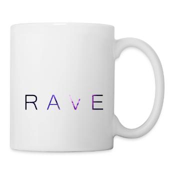 Rave Techno EDM Galaxy Stars Purple Lila - Mug - white - Right