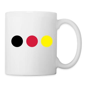 Points black, red and yellow - Mug - white - Right