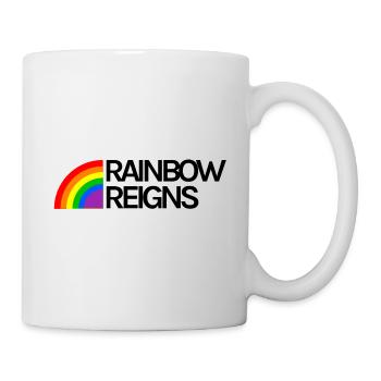 Rainbow Reigns LGBT Gay Pride - Mug - white - Right