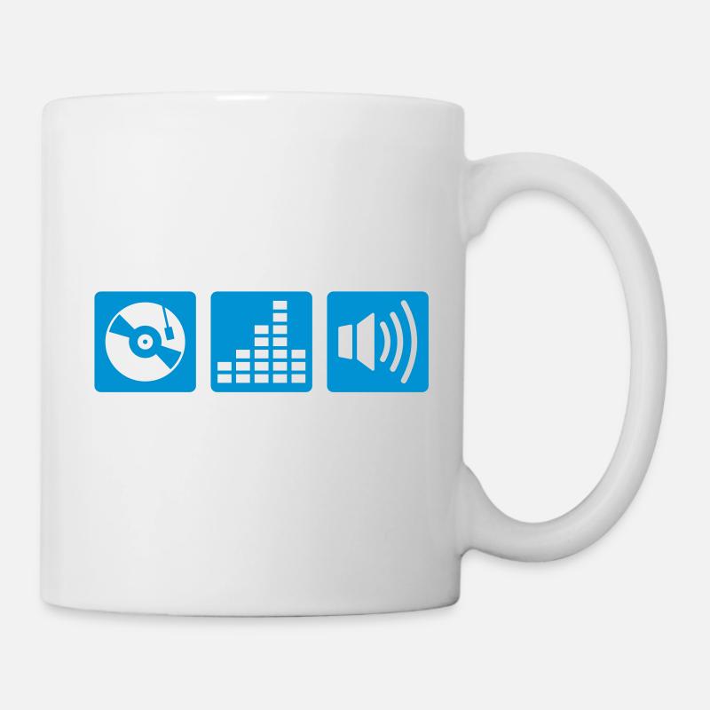 DJ - music - beat - Mug - white