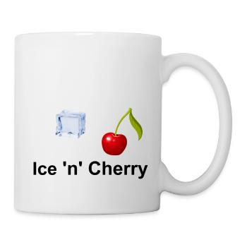 Glaçons et cerises - Mug blanc - blanc - Droite