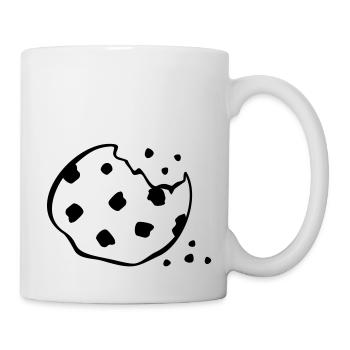 Cookie - Tasse - Weiß - Rechts