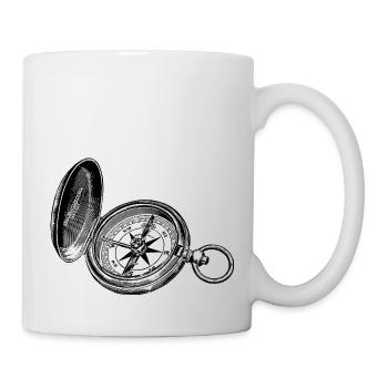Kompass - Tasse - Weiß - Rechts