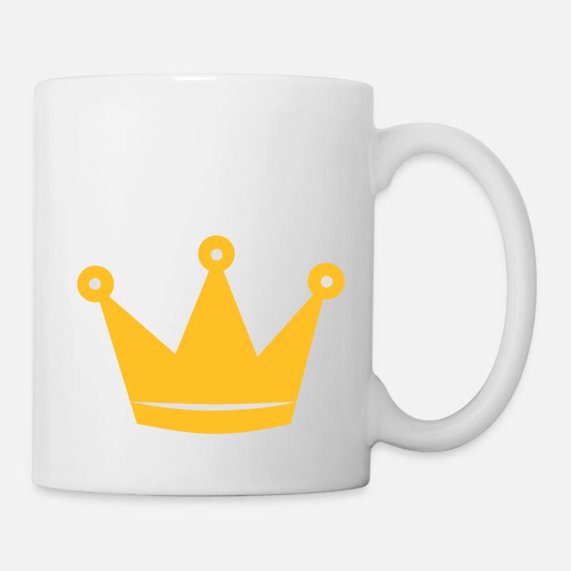 Krone Naissance Anniversaire Naissance - Mug blanc - blanc