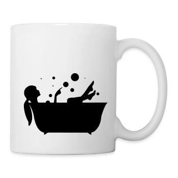bathtube - Mug blanc - blanc - Droite