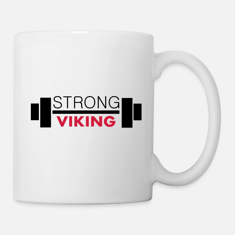 Strong Viking - Tasse - Weiß
