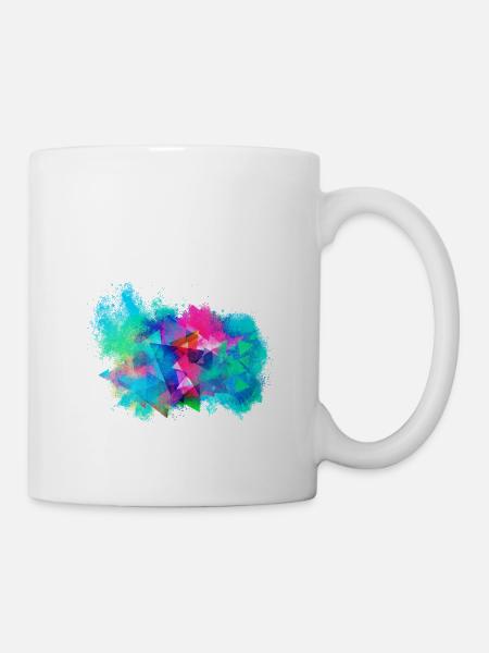 Abstract background colorful - Mug - white