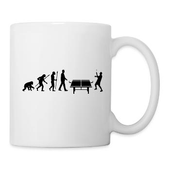 evolution_table_tennis_072012_b_1c - Tasse - Weiß - Rechts