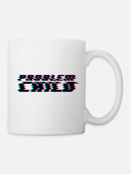 Problem child (dark) - Mug - white
