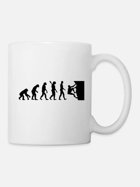 Klettern - Tasse - Weiß