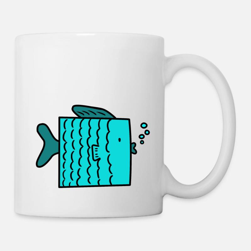 Fisch - Tasse - Weiß
