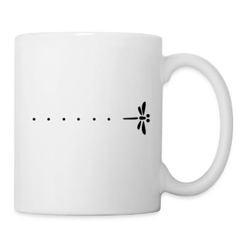 Passage libllule und Erstaunen - Tasse - Weiß - Rechts