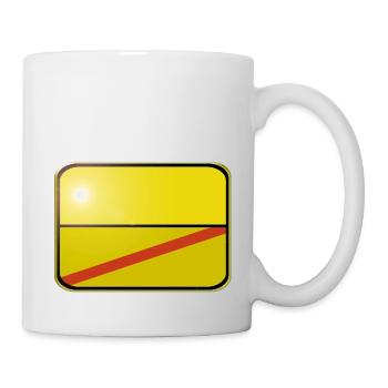 Blank signpost - design itself - Mug - white - Right