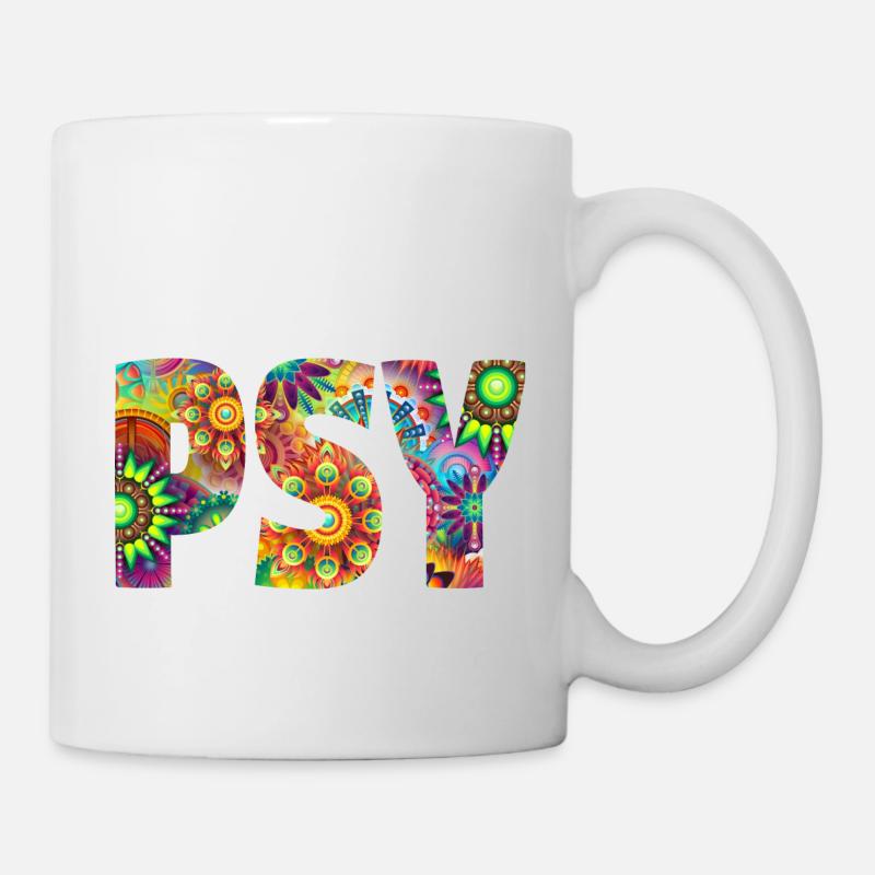 Psy transe - Mug blanc - blanc