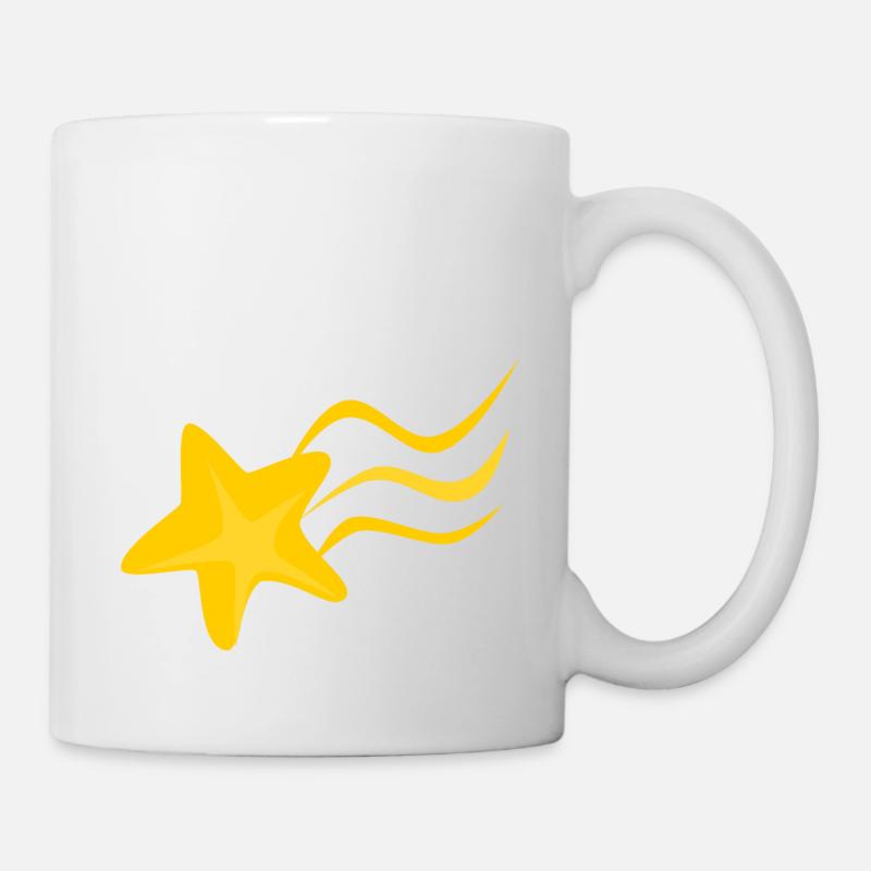 Sternschnuppe - Tasse - Weiß
