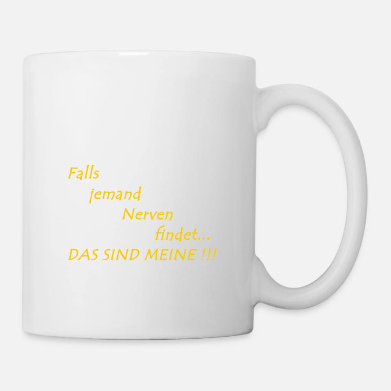 Énonciation drôle - Mug blanc - blanc