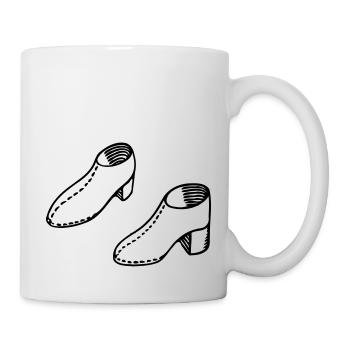 SCHUHE Pumps Highheels Boots - Tasse - Weiß - Rechts