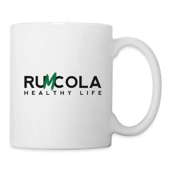 In Rucola fehlt doch ein M - Rum-Cola - Tasse - Weiß - Rechts