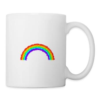 Regenbogen - Tasse - Weiß - Rechts