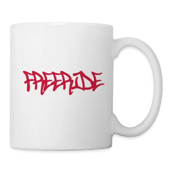 Freeride ! - Mug blanc - blanc - Droite