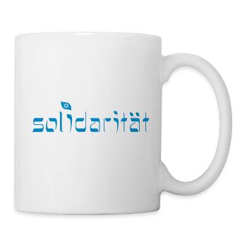 Solidarität mit Israel - Tasse - Weiß - Rechts