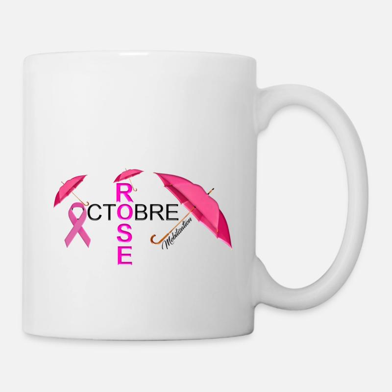 OCTOBRE ROSE 2018 - Mug blanc - blanc