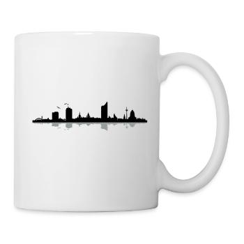 Leipzig Skyline - Mug blanc - blanc - Droite