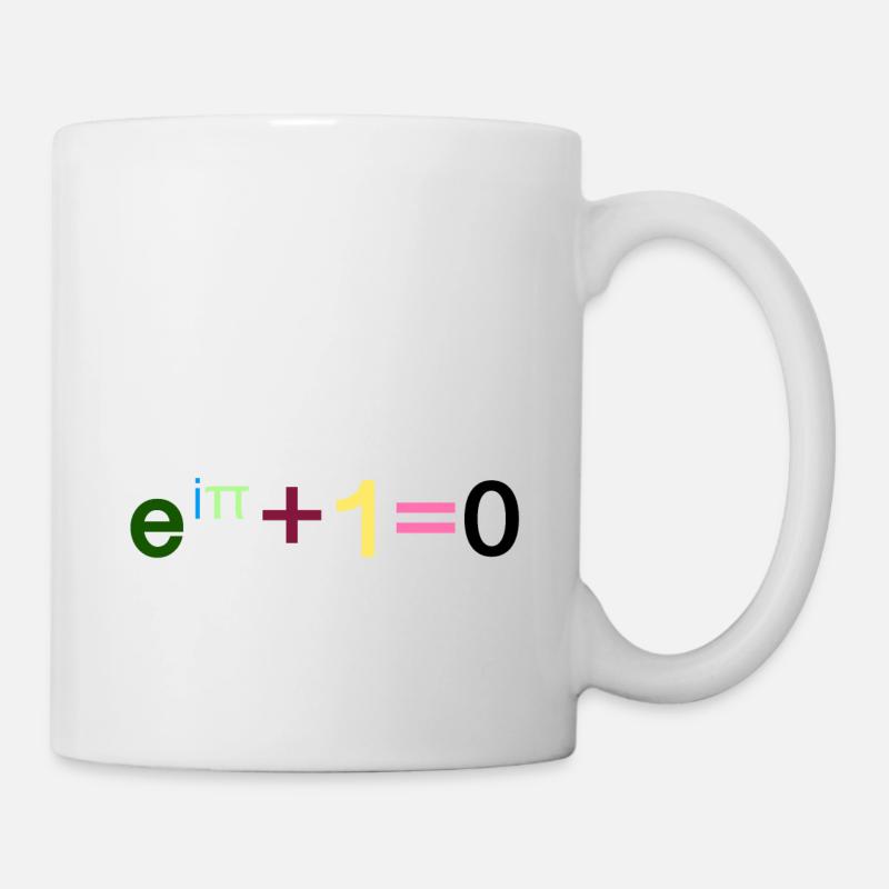 Mathematik - Euler Identät - Tasse - Weiß