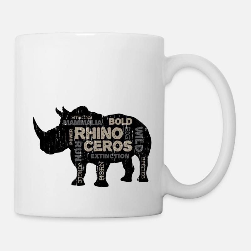 Rhinos power - Mug blanc - blanc