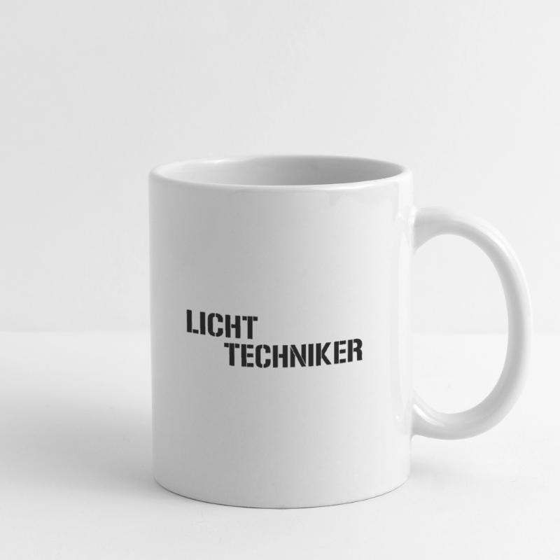 technicien éclairage Mug blanc