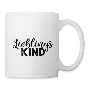 Enfant préféré - noir - Mug blanc - blanc - Droite