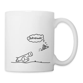 sportskanone - Tasse - Weiß - Rechts