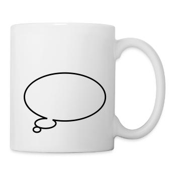Thinking bubble - Mug - white - Right