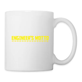 funny engineer shirt - Mug - white - Right