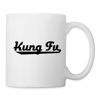 Kung Fu - Tasse - Weiß - Rechts
