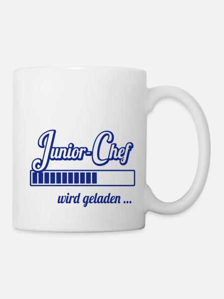 Junior-Chef wird geladen ... (Schwangerschaft, 1C) - Tasse - Weiß