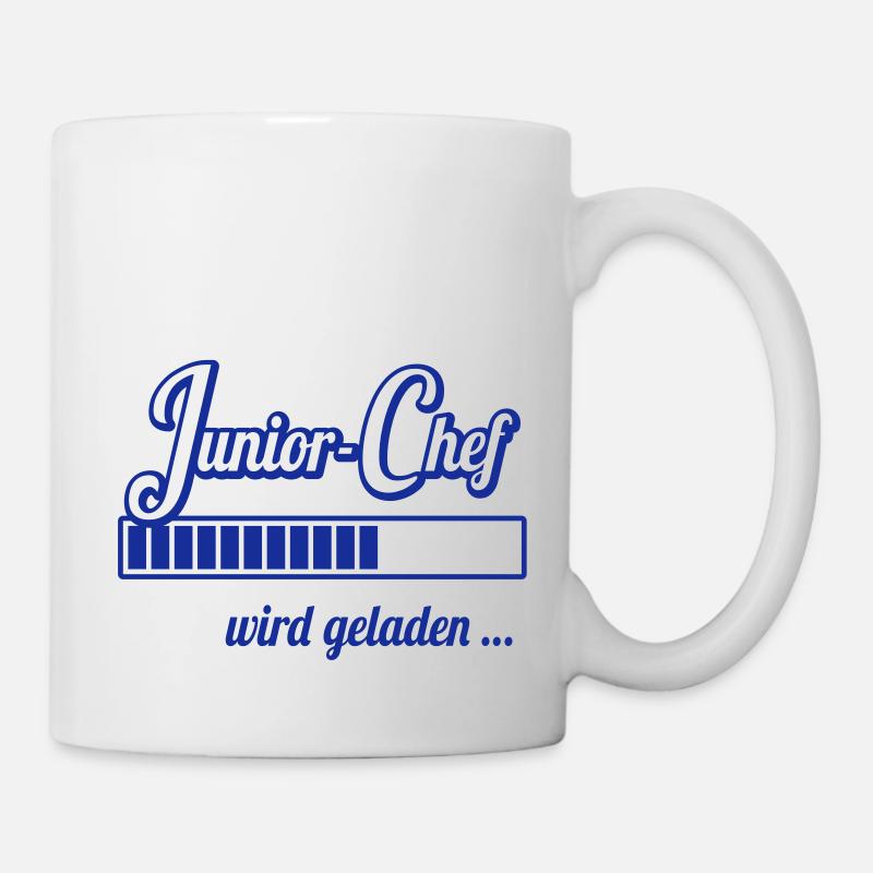Junior-Chef wird geladen ... (Schwangerschaft, 1C) - Tasse - Weiß