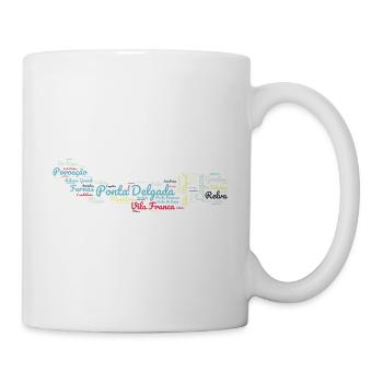 Ponta Delgada São Miguel Azoren - Tasse - Weiß - Rechts