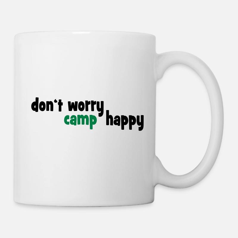 camping - Tasse - Weiß