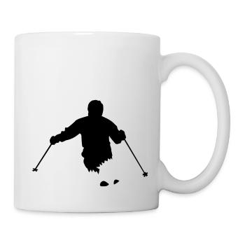 Tiefschnee Ski (swity) - Tasse - Weiß - Rechts