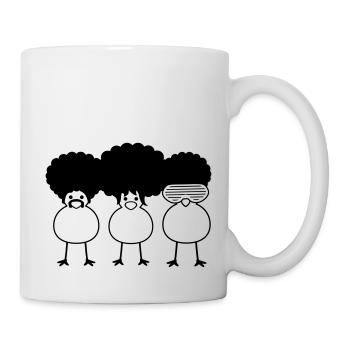 Funky Chicks - Mug blanc - blanc - Droite