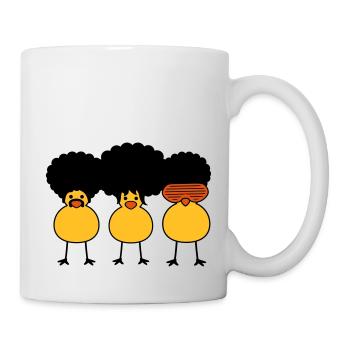 Funky Chicks - Mug blanc - blanc - Droite