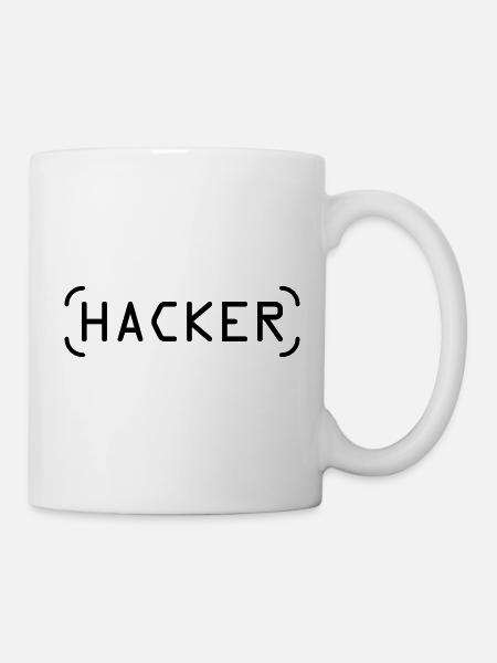 Hacker - Tasse - Weiß
